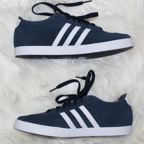 🔥SALE🔥BNIB adidas Navy Courtset Suede Sneakers - Picture 4 of 7